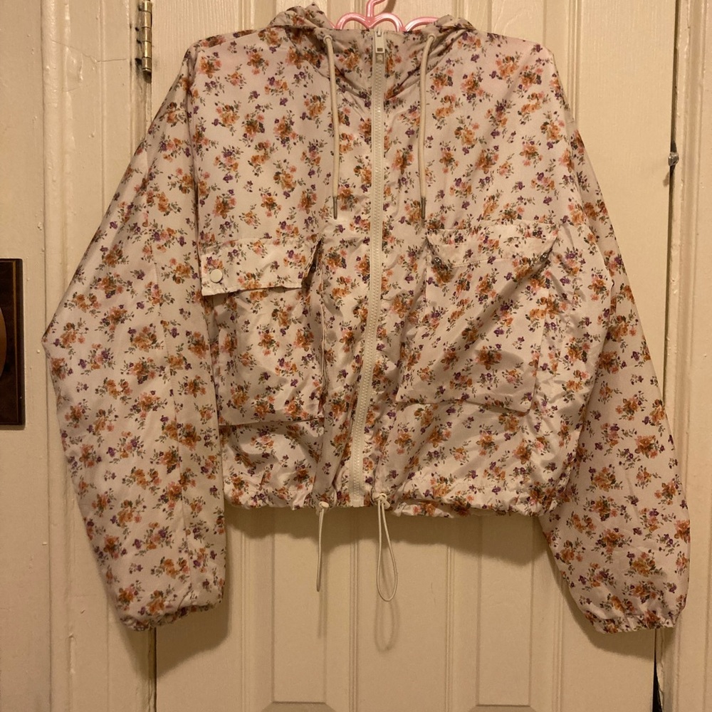 Floral light jacket